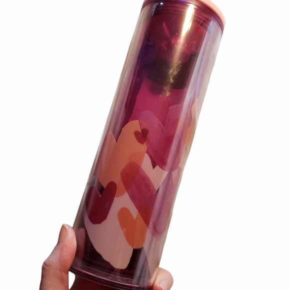 NWT Rare Starbucks Pink Heart Valentine Tumbler - Picture 2 of 7
